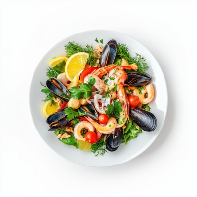 Фирменное блюдо Морской гриль прованс - купить в Васильевском